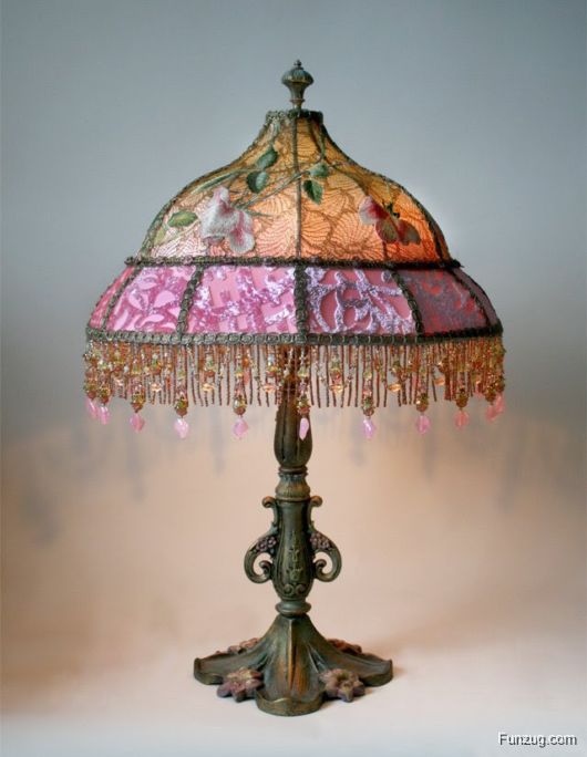 Awesome Antique Embroidered Lamps
