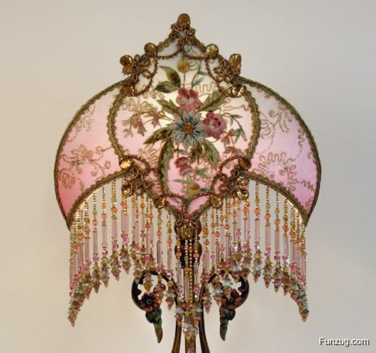 Awesome Antique Embroidered Lamps