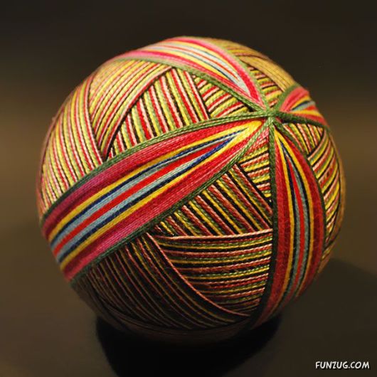 Grandmother Creates Collection Of Embroidered Spheres