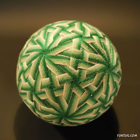 Grandmother Creates Collection Of Embroidered Spheres