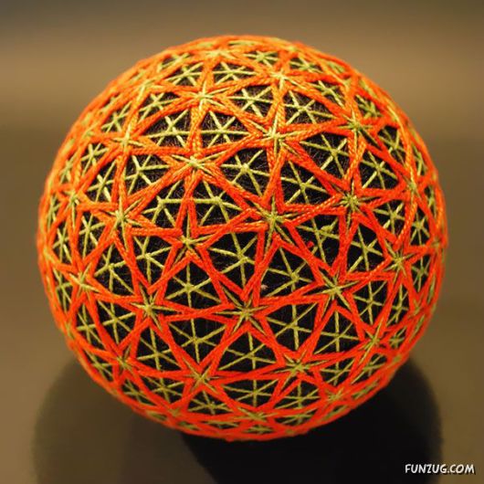 Grandmother Creates Collection Of Embroidered Spheres