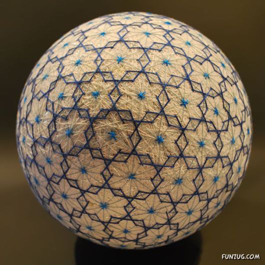 Grandmother Creates Collection Of Embroidered Spheres