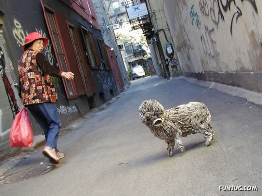 Great Newspaper Sculptures by Nick Georgiou