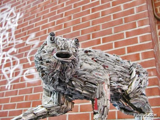 Great Newspaper Sculptures by Nick Georgiou