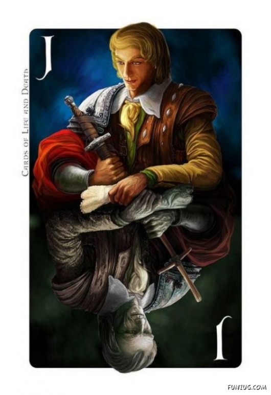 Playing Cards of Life and Death