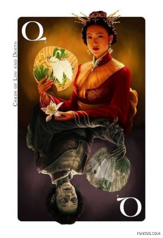 Playing Cards of Life and Death