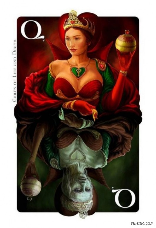 Playing Cards of Life and Death