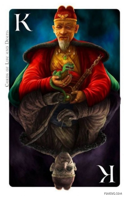 Playing Cards of Life and Death