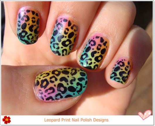 Leopard Nail Polish Designs