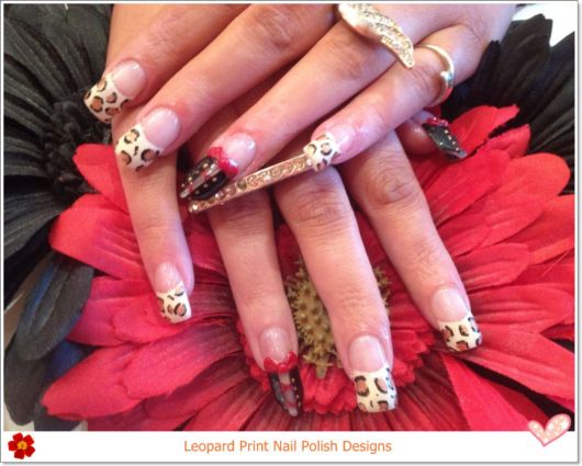 Leopard Nail Polish Designs