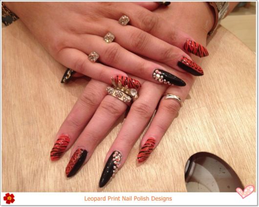 Leopard Nail Polish Designs