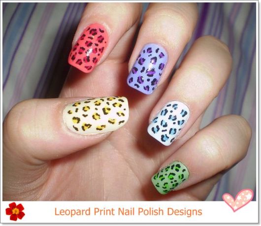 Leopard Nail Polish Designs