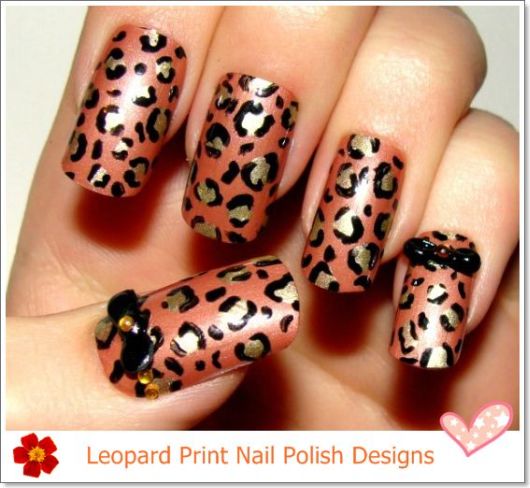 Leopard Nail Polish Designs
