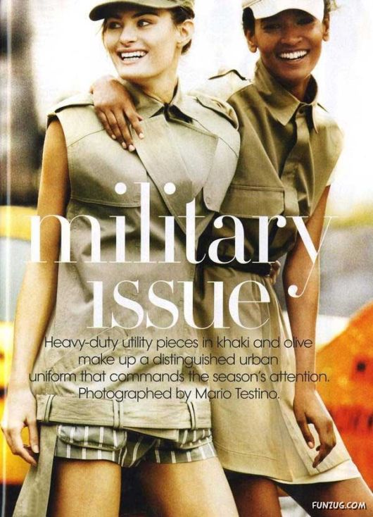 Military Fashion Galz Photoshoot