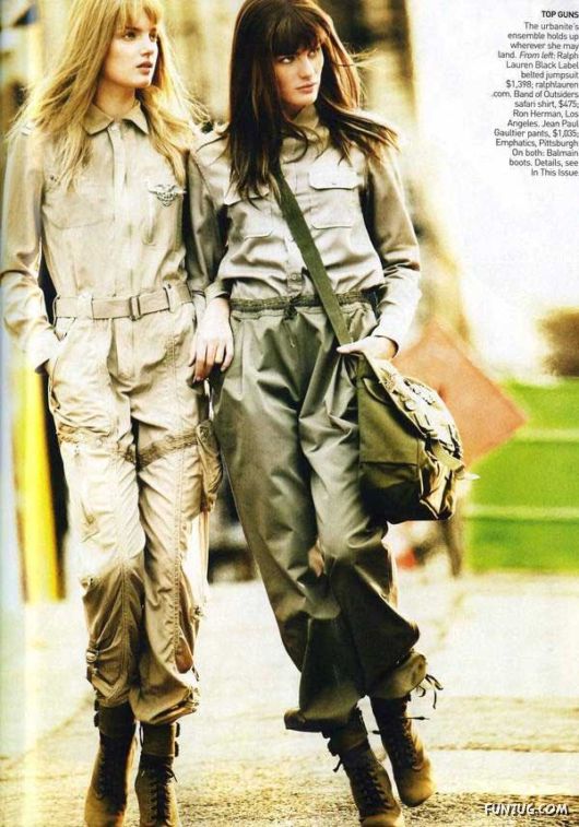 Military Fashion Galz Photoshoot