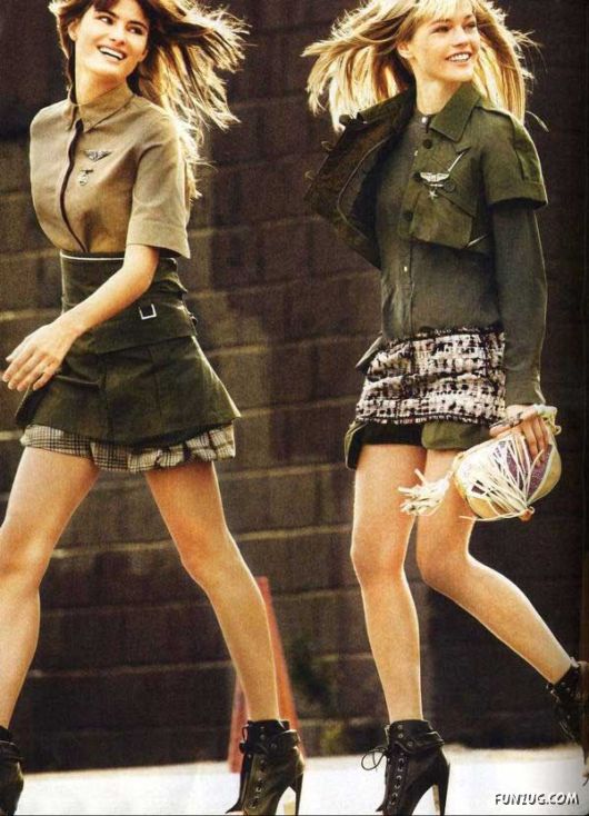 Military Fashion Galz Photoshoot