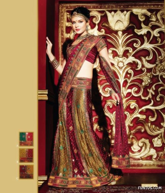 Traditional Indian Bridal Sarees