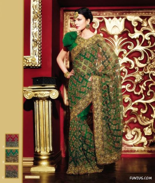 Traditional Indian Bridal Sarees