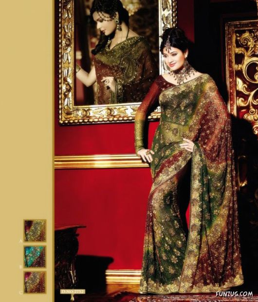 Traditional Indian Bridal Sarees