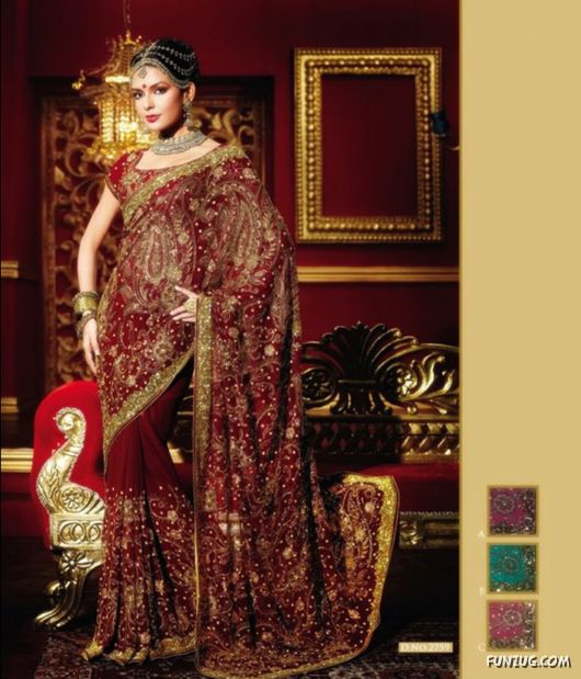 Traditional Indian Bridal Sarees
