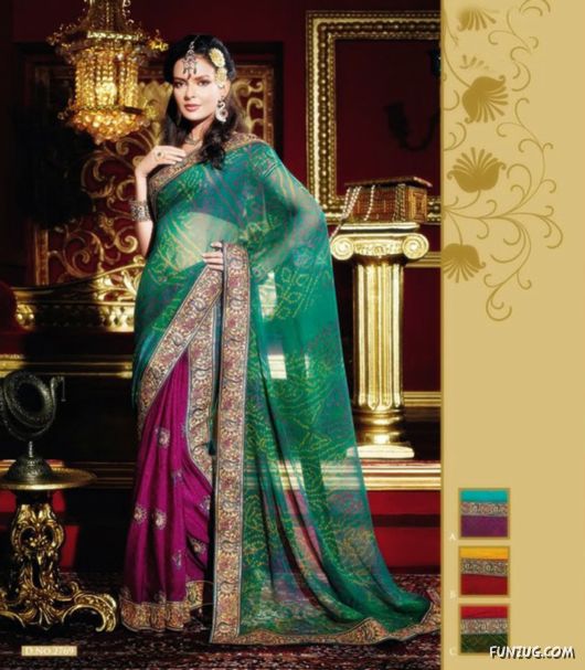 Traditional Indian Bridal Sarees