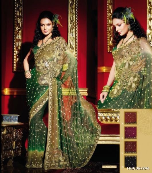 Traditional Indian Bridal Sarees