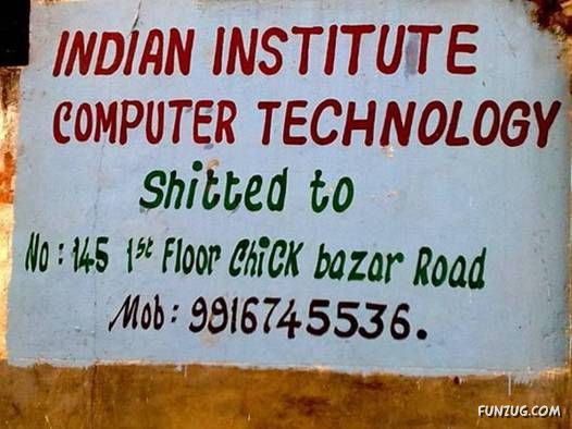 Funny Indian Sign Boards