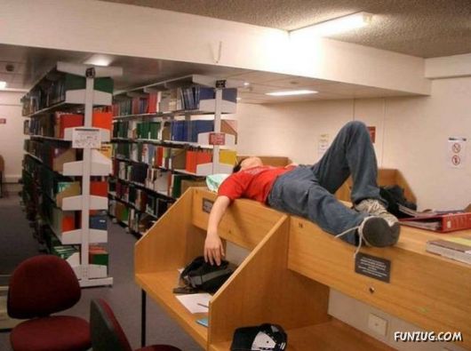 How People Sleep At Their Work Places