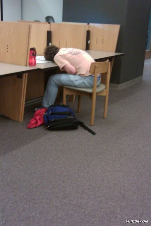 How People Sleep At Their Work Places