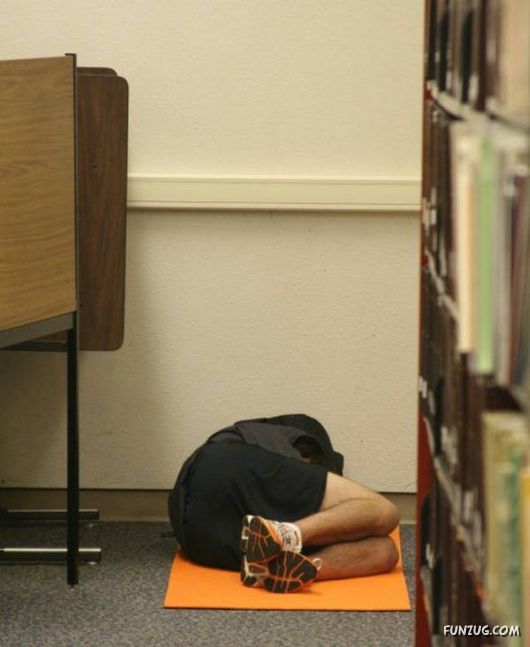 How People Sleep At Their Work Places