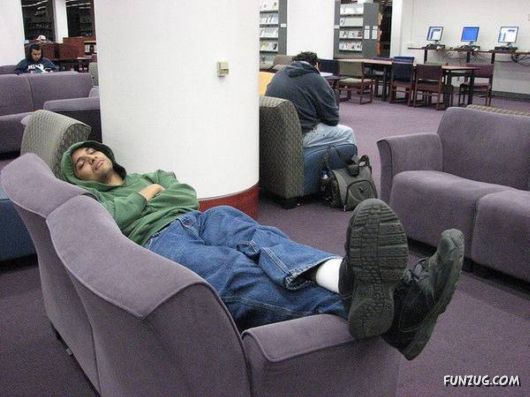 How People Sleep At Their Work Places