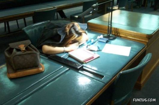 How People Sleep At Their Work Places