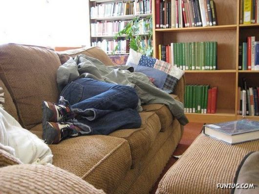 How People Sleep At Their Work Places