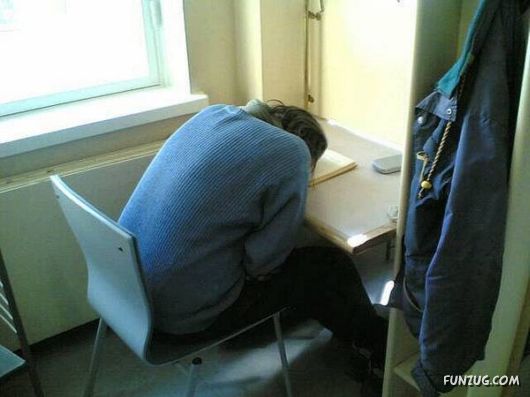 How People Sleep At Their Work Places