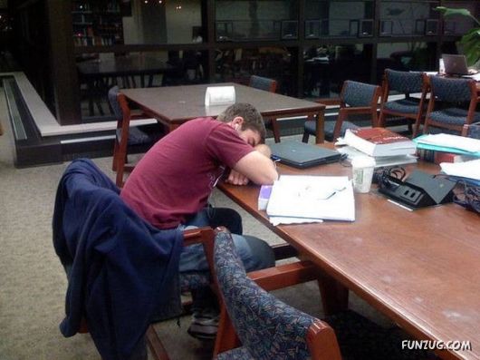 How People Sleep At Their Work Places