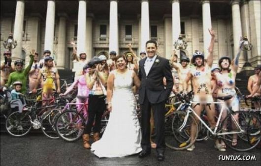 Crazy Ruined Wedding Photos