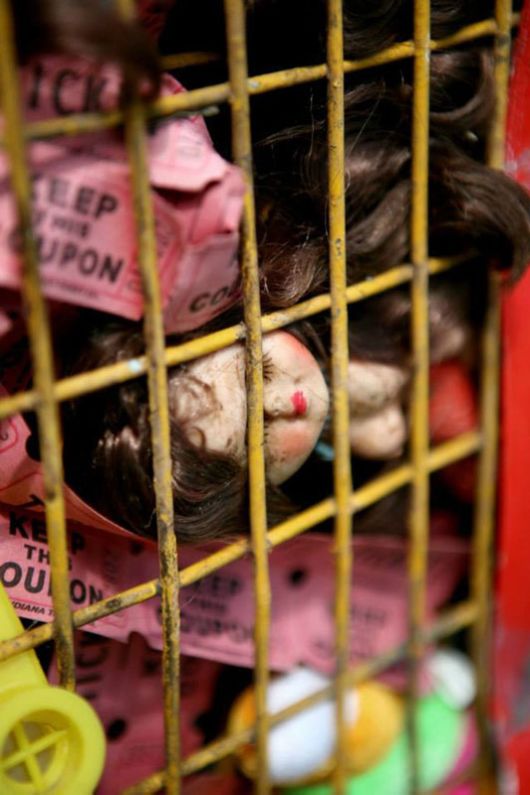 Entire Amusement Park Crushed Into A Cube