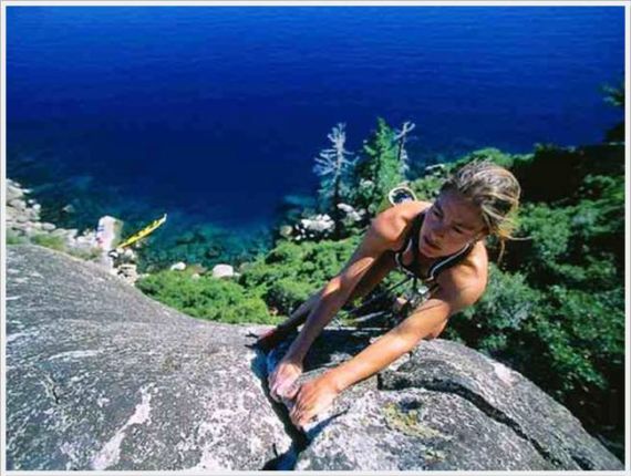 Beauties And Rock Climbing Equals Good Time