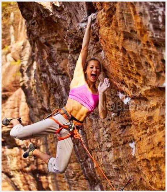 Beauties And Rock Climbing Equals Good Time