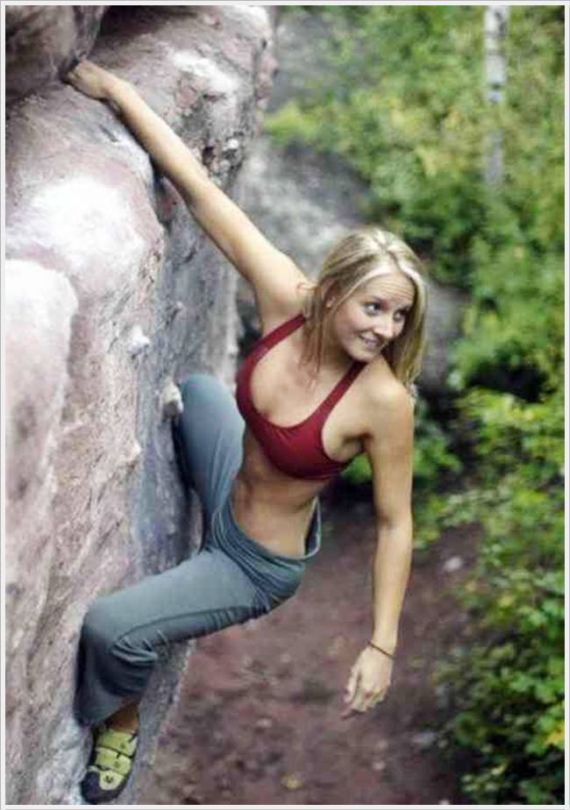 Beauties And Rock Climbing Equals Good Time